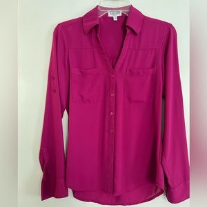 Express Portofino Pink Slim Fit XS